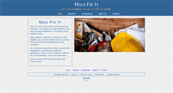 Desktop Screenshot of mauifixit.com